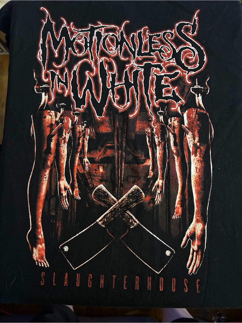 Motionless In White Shirt Black Slaughterhouse Metal Hardcore Punk Unisex XL